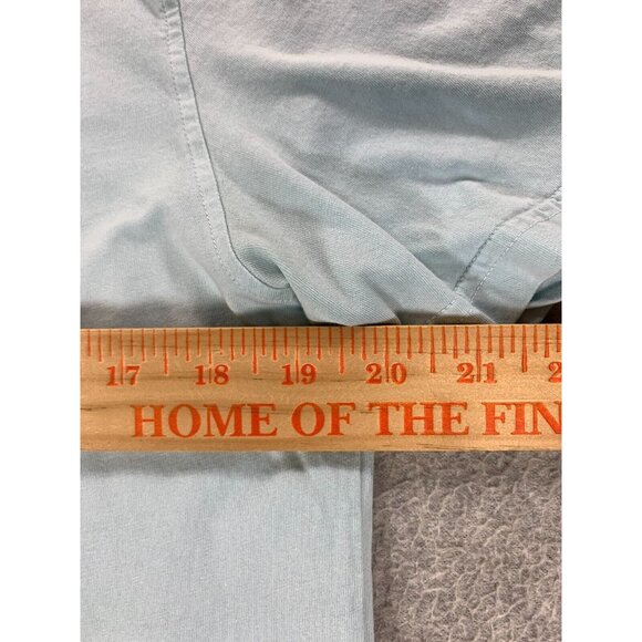 Chubbies Classic Solid Short Sleeve Polo Shirt (Men's Medium) Light Blue - Picture 5 of 9